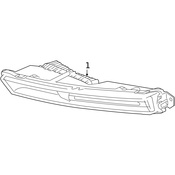 Land Rover Fog Light - Genuine Land Rover LR111095