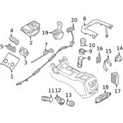 Land Rover Auto Trans Shift Lever - Genuine Land Rover LR114124