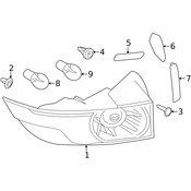 Land Rover Tail Light Assembly - Genuine Land Rover LR116210