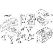 Land Rover Auto Trans Shift Lever - Genuine Land Rover LR117070