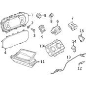 Land Rover Ignition Starter Switch - Genuine Land Rover LR130632