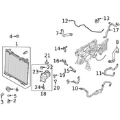 Land Rover Engine Coolant Overflow Hose - Genuine Land Rover LR146749