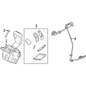 Land Rover Auto Trans Shift Lever - Genuine Land Rover LR147910