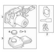 Land Rover Brake Master Cylinder Reservoir - Genuine Land Rover LR154515