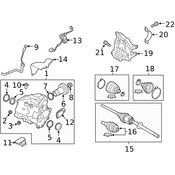 Land Rover CV Axle Assembly - Genuine Land Rover LR162688