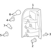 Land Rover Tail Light Assembly - Genuine Land Rover LR162963