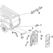 Land Rover Tail Light Assembly - Genuine Land Rover LR164868