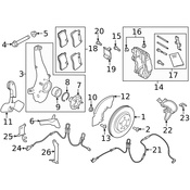Land Rover Steering Knuckle - Genuine Land Rover LR180167