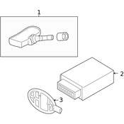 Land Rover Tire Pressure Monitoring System Control Module - Genuine Land Rover NNW502305