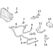Land Rover Engine Coolant Hose - Genuine Land Rover PCH501122