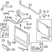 Land Rover Engine Coolant Thermostat Kit - Genuine Land Rover PEL000060
