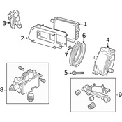 Land Rover Active Suspension Control Module - Genuine Land Rover RQT100024