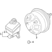 Land Rover Brake Master Cylinder - Genuine Land Rover SJC000110