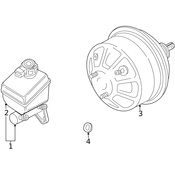 Land Rover Power Brake Booster - Genuine Land Rover SJG000010