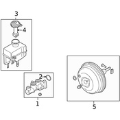 Land Rover Power Brake Booster - Genuine Land Rover SJJ500080