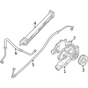 Land Rover Engine Water Pump - Genuine Land Rover STC483