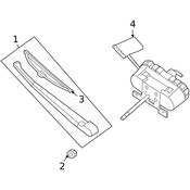 Land Rover Windshield Wiper Motor - Genuine Land Rover XBS000010