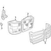 Land Rover Tail Light Assembly - Genuine Land Rover XFE100220