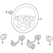 Land Rover Horn Contact Ring - Genuine Land Rover XPD000030PUY