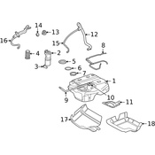 Land Rover Fuel Tank Sending Unit - Genuine Land Rover YAD000070