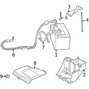 Land Rover Battery Cable - Genuine Land Rover YTB101230