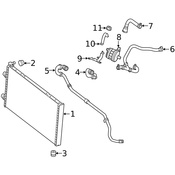 Mercedes Engine Auxiliary Water Pump  - Genuine Mercedes 0005002486