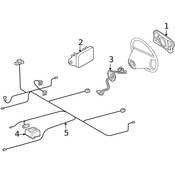 Mercedes Air Bag Control Module - Genuine Mercedes 0008207326