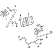 Mercedes Power Steering Pump - Genuine Mercedes 0024661801