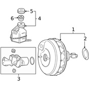 Mercedes Power Brake Booster - Genuine Mercedes 0054308330
