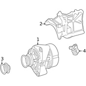 Mercedes Alternator  - Genuine Mercedes 009154760288