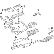 Mercedes Exhaust Manifold - Genuine Mercedes 1371400309