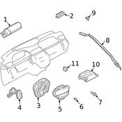 Mercedes Air Bag Control Module - Genuine Mercedes 1639000000