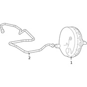 Mercedes Power Brake Booster - Genuine Mercedes 1644301930