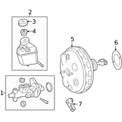 Mercedes Power Brake Booster - Genuine Mercedes 1724300430