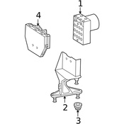 Mercedes ABS Control Module - Genuine Mercedes 2035455332
