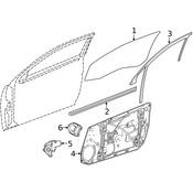 Mercedes Window Regulator - Genuine Mercedes 2047203179