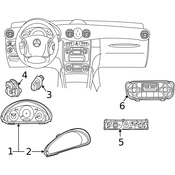 Mercedes Ignition Starter Switch - Genuine Mercedes 2095453808