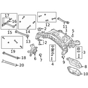 Mercedes Suspension Knuckle - Genuine Mercedes 2103509208