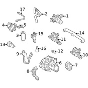 Mercedes Vapor Canister - Genuine Mercedes 2104701459
