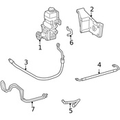 Mercedes Power Steering Return Hose - Genuine Mercedes 2109971782
