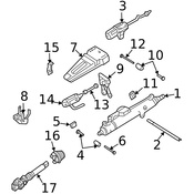 Mercedes Steering Column - Genuine Mercedes 2114604216
