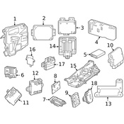 Mercedes Seat Heater Control Module - Genuine Mercedes 2129001800