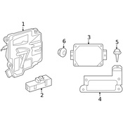 Mercedes Heated Steering Wheel Module - Genuine Mercedes 2129008905