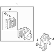 Mercedes ABS Control Module - Genuine Mercedes 2129018801