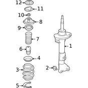Mercedes Coil Spring - Genuine Mercedes 2183212904