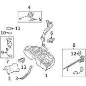Mercedes Fuel Pump and Sender Assembly - Genuine Mercedes 2184700294