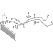 Mercedes Auto Trans Oil Cooler Tube - Genuine Mercedes 2212700527