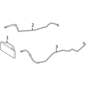 Mercedes Auto Trans Oil Cooler Tube - Genuine Mercedes 2212705896