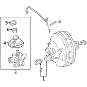 Mercedes Power Brake Booster - Genuine Mercedes 2214303830