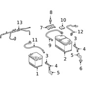Mercedes Battery Cable - Genuine Mercedes 2215403310